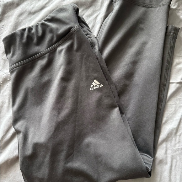 Adidas Charcoal Active Leggings - Picture 1 of 6